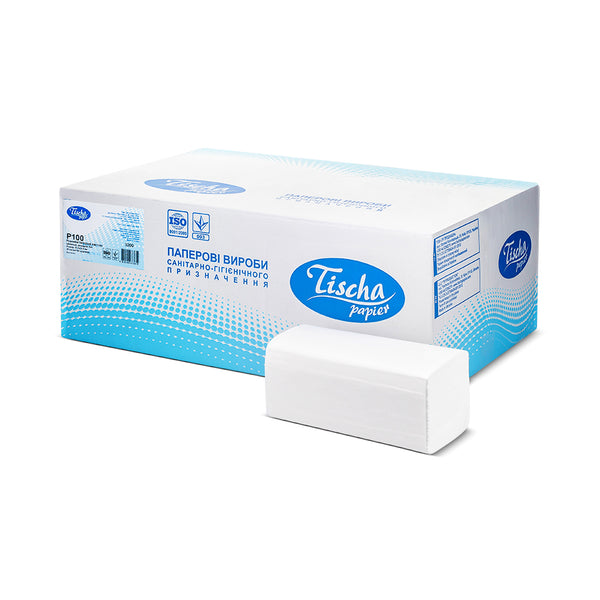 V-Fold cellulose hand towels – soft and absorbent paper towels for professional washrooms