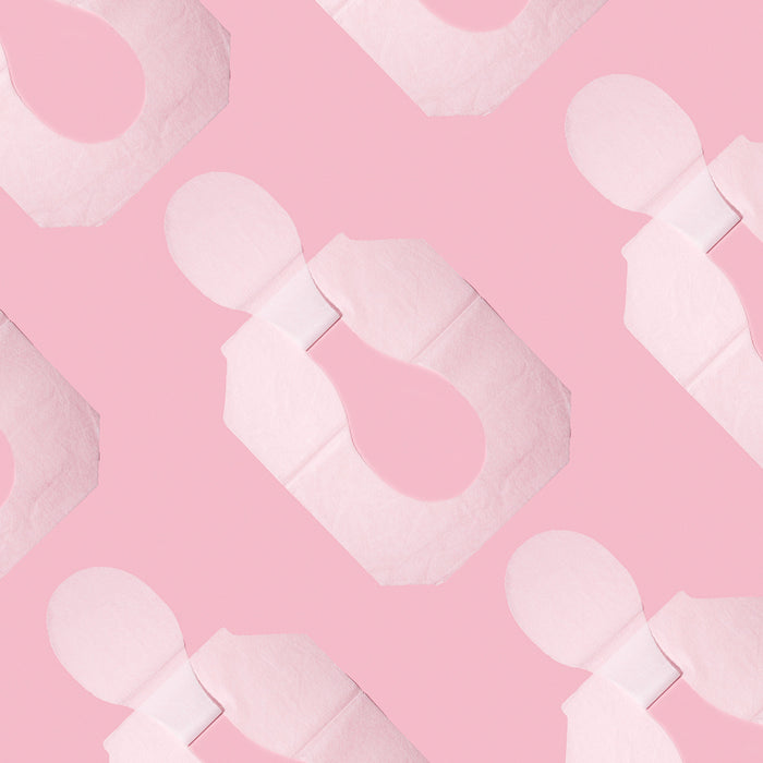 Disposable toilet seat covers for clinics, salons, and offices