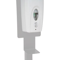 Close-up of touch-free automatic hand sanitiser dispenser spray pump