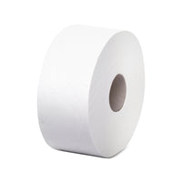 Space-saving jumbo toilet rolls for commercial washrooms