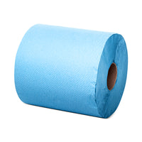 Eco-friendly blue hand towel roll for kitchens and workshops