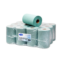 Standard green recycled hand towel 12 rolls – 1-ply, eco-friendly option for general use