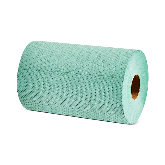 Standard green recycled hand towel roll – 1-ply, eco-friendly option for general use