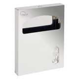 Stainless steel 1/4 fold toilet seat cover dispenser mirror finish