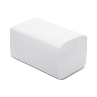 White V-Fold / Interfold hand towels – dispenser ready, ideal for offices and clinics