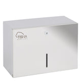 Stainless steel V-Fold / Interfold hand towel dispenser mirror finish