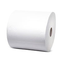 Close-up of white wiper roll texture