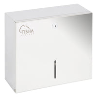 Stainless steel Z-Fold hand towel dispenser mirror finish