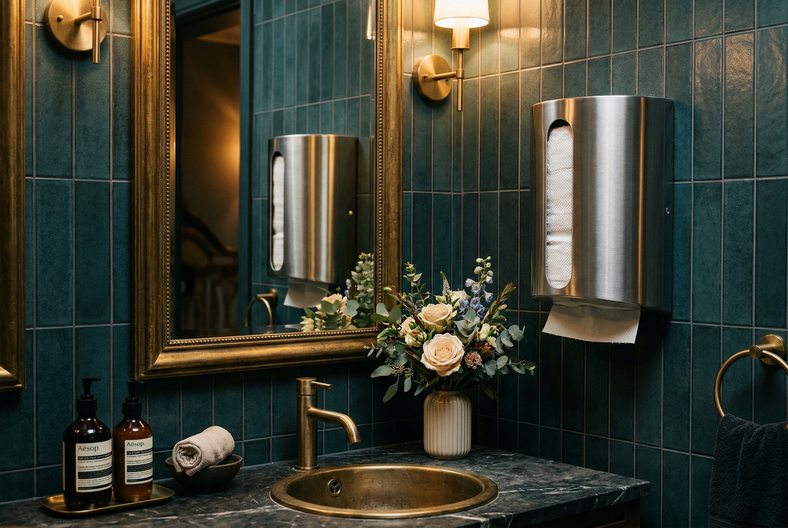 Restaurant washroom and kitchen hygiene supplies