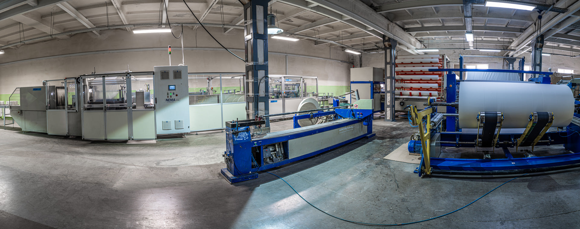 Tischa Papier production facility — wide view