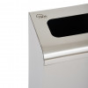 Waste Bin 47L With Cover Stainless Steel Brushed Finish