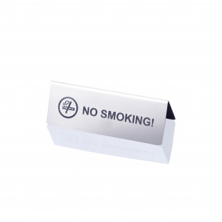 NO SMOKING table sign